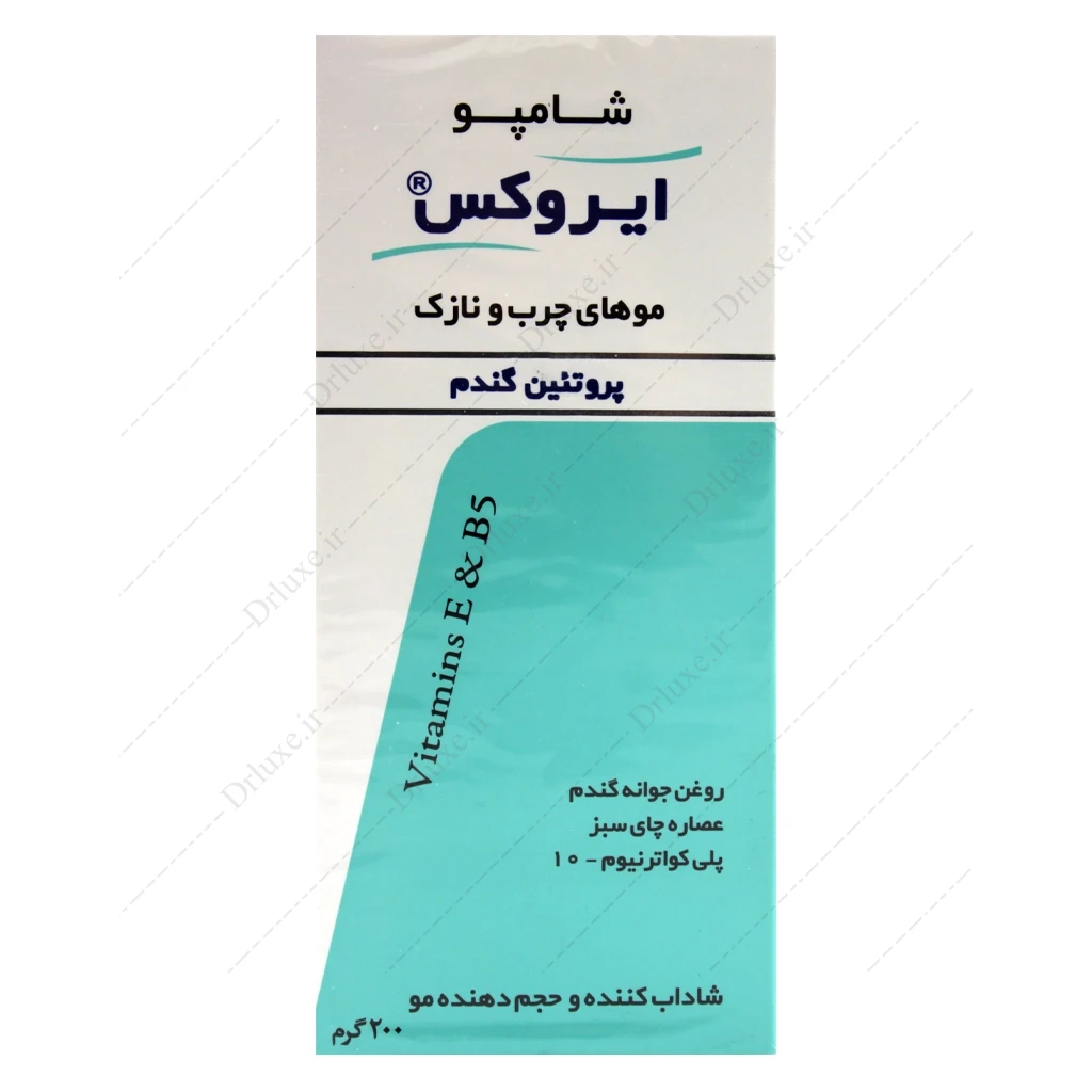 شامپو موی چرب و نازک ایروکس حاوی پروتئین گندم 200 گرم